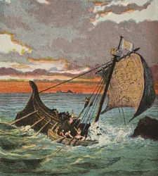 Wrack des Weißen Schiffs, veröffentlicht 1890